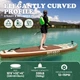 Надувная SUP доска для плавания HITABAY 320 см Leaf Wood (SUP5021473) - изображение 2
