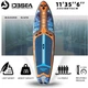 Надувная SUP доска для плавания DBSEA 335 см Синяя (SUP5021751) - изображение 3