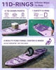 Надувная SUP доска для плавания FLYSKI 335 см Forge Purple (SUP5021694) - изображение 7
