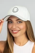 Жіноча модна бейсболка Braxton "Smile" 1555 білий 55-60р - зображення 1