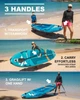 Надувна SUP дошка для плавання FLYPARK 335 см Ice Fog Blue (SUP5020832) - зображення 6