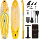 Надувная SUP доска для плавания STARCITY 350 см Желтая (SUP5021561) - изображение 1