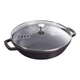 Сковорода вок Staub Specialities Wok Black 30 см з кришкою чавунна 40511-344-0 - зображення 1