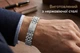 Мужской браслет Hugo Boss серебристый из нержавеющей стали на руку подарочный набор с коробкой для повседневного ношения - изображение 5