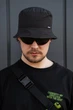 Чоловіча Панамка Із Жатої Плащівки Without L Black 595384762 - зображення 2