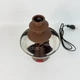 Шоколадный фонтан электрический Mini Chocolate Fondue Fountain 35W для дома и праздников, настольная фондюшница 3-ярусная для шоколада, фруктов и маршмеллоу, аппарат для шоколадного фондю и десертов с подогревом Коричневый, FT-10 - изображение 4