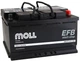Автомобильный аккумулятор MOLL EFB 94 Ач 860 А R+ (L5) (1082094) - изображение 1
