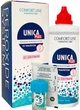 Однофазная пероксидная система Comfort Line Unica Plus для всех типов линз 350 мл + 45 таблеток (8431306085927) - изображение 1