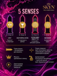 Презервативи SKYN 5 Senses 5 шт — безлатексні, ультратонкі, ароматизовані, набір різних відчуттів - зображення 3