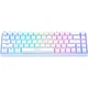 Клавіатура XTRIKE ME GK-995W WH, Tri-mode mechanical wireless keyboard, 68 Keys, BT/2.4G/Type-C, RGB, EN Layout, 2000mAh, white - зображення 3
