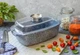Гусятниця з кришкою Ofenbach Vizo KM-100517 32х10.5 см 5.5 л сіра - зображення 9