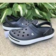 Крокбенд Клог Чорні Crocs Crocband II.5 Clog Black/White (48/49, чорний) - зображення 2
