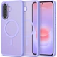 Захисний чохол Tech-Protect Magmat MagSafe для Samsung Galaxy A37 (A376) / A36 (A366) / A56 (A566) - Matte Lilac - зображення 1
