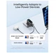 Зарядний пристрій Anker B121-BG41 GaN Charger 100W, 2xUSB-C, 1xUSB-A, Display + кабель USB Type-C - зображення 6