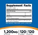 Лляна олія омега 3 жирна альфа ліноленова кислота Flaxseed Oil Nutricost 1200 мг 120 капсул - изображение 2