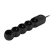 Подовжувач мережевий 5 розеток 3 метри 2E Plus Power Extension 5 Type F 3m 10A Black - зображення 4