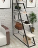 Стелаж в стилі лофт EcoLoft Тріан DSP-1456-2 Дуб Кортона - зображення 4