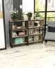 Двосторонній стелаж в стилі лофт EcoLoft Меран DSP-1460-1 Дуб Аппалачі - зображення 2
