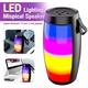 Колонка Bluetooth ZQS1202 портативная с LED подсветкой черная - изображение 6