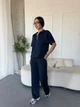 Жіночий прогулянковий костюм (футболка+штани) Uaclothes 42 Синій (like38121-185531360) - изображение 4