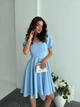 Жіноча міні сукня з коротким рукавом Uaclothes 46 Блакитний (like38109-185411350) - изображение 2