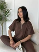 Жіночий прогулянковий костюм (футболка+штани) Uaclothes 42 Капучино (like38122-185541360) - изображение 6