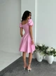 Жіноча міні сукня з коротким рукавом Uaclothes 42 Рожевий (like38107-185391349) - изображение 5
