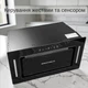 Витяжка кухонна Grunhelm GVN 330 B Вбудована витяжка чорного кольору з керуванням жестами Потужна витяжка - зображення 6