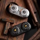 EDC Фіджет іграшка 7в1 СОВУХ спінер слайдер магнітний Fidget Toy антістрес клацалка сова (чорний) - зображення 2