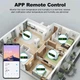Смарт-часы Tuya WiFi с датчиком температуры и влажности, зеркальный большой LED-дисплей, будильник, Smart Life App - изображение 11
