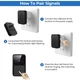 Беспроводной видеозвонок Tuya Smart WiFi с HD-камерой, со звонком, датчиком движения и функцией ночного видения - изображение 8