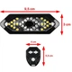 Поворотники для велосипеда BL-SMD LED зі звуковим сигналом та бездротовим пультом керуванням - зображення 3