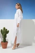 Платье-рубашка 2287,6351 Seventeen Молочный L/XL (2287.6351) - изображение 3