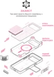 Чехол для смартфона ArmorStandart ICON2 MagCase для Apple iPhone 17 Pro Peony (ARM86675) - изображение 6