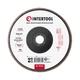 Диск шлифовальный лепестковый 180 x 22мм зерно K120 INTERTOOL BT-0232 - изображение 4
