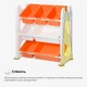 Дитячий стелаж Mealux Coral Orange (арт. KD-E022 Orange) - изображение 7
