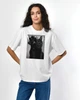 Жіноча футболка CRC 26036-3 Cat & Fish S - изображение 1