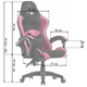 Кресло геймерское Bonro Lady 806 черно-розовое с эргономической спинкой (76-165-42300097) - изображение 8