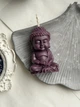 Свічка "Buddha" з пчелиного воску у фіолетовому кольорі ELBET - зображення 1