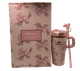 Термос термочашка Stanley Quencher H2.0 Tumbler з нержавіючої сталі 0,59 л LoveShackFancy Pink Bow KT6007864 - зображення 1
