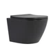 Унитаз подвесной Qtap Robin Ultra Quiet 520×365×340 мм, Anthracite, с сиденьем Slim Duroplast / Soft-close / Quick Release QTROB26AN48995 - изображение 1
