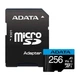 Карта пам'яті microSD 256Gb ADATA Premier+SD Adapter (AUSDX256GUICL10A1-RA1) - зображення 1