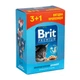 Набор паучей 3+1 Brit Premium Kitten Chicken Chunks для котят кусочки в соусе с курицей 4х100 г - изображение 1