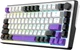 Клавіатура бездротова Hator Hellyberry HK75 Mechanical Linear RGB Wireless/Bluetooth/USB White/Violet (HK75_wireless) - зображення 3
