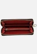 Жіночий гаманець Coach Long Zip Around Wallet Signature Brown/Black CW778 - изображение 2