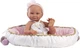 Lalka bobas winylowa Llorens Nica w kokoniku 40 cm (73806) - obraz 3