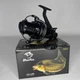 Фидерная карповая катушка Shark Carp Pro 4.91 с байтраннером 8000 и металлической конусной шпулей для донной ловли и дальнего заброса - изображение 10