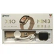 Смарт-годинник W&O X10 Mini 3 1 71 Bluetooth 5 2 IP67 Золотий - зображення 2