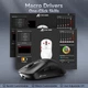 Бездротова ATTACK SHARK X3 Чорна Ігрова Мишка PAW3395 для ПК Радіоканал / Bluetooth - зображення 6