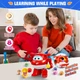 Ігровий автомат Super Wings Jett Lucky Ball Mixer — міні гашапон з кульками, фігурками та наліпками Супер Крила (770651) - зображення 2